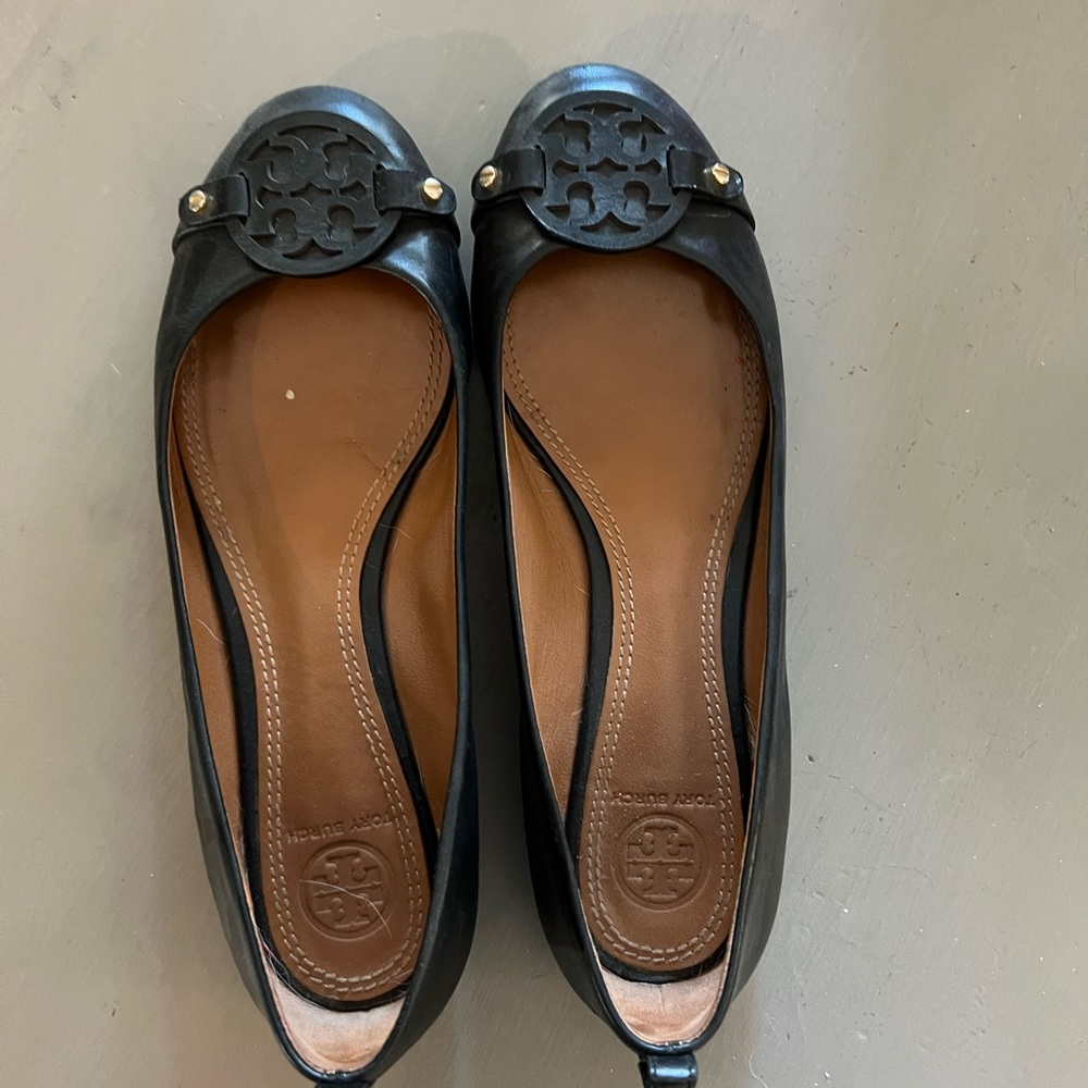 Black tory burch ballet flats
